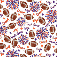Thumbnail for Orange and Purple Game Day Mini Bottle Wrap Set on Mini La Marca Prosecco