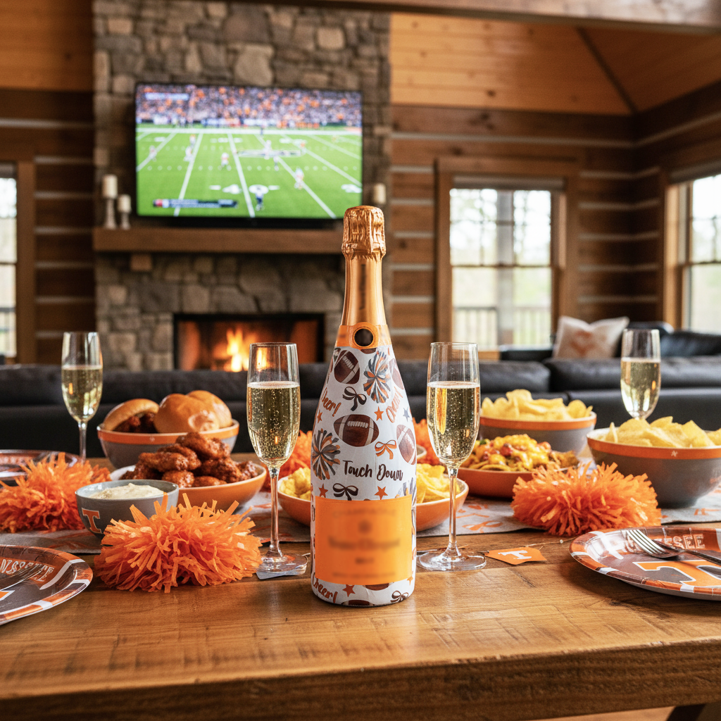 Beau Bottles Orange and Grey Game Day - Champagne Collection