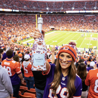 Thumbnail for Beau Bottles Orange and Purple Game Day - Prosecco Collection