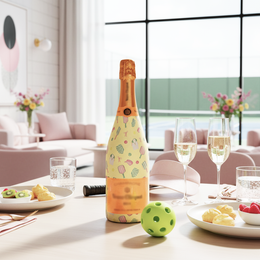 Beau Bottles Paddles & Ribbons- Champagne Collection