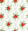 Limited Edition Scalloped Christmas Berries Bottle Wrap on La Marca Prosecco