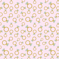 Thumbnail for Pink Engagement Ring Mini Bottle Wrap Set on Mini La Marca Prosecco