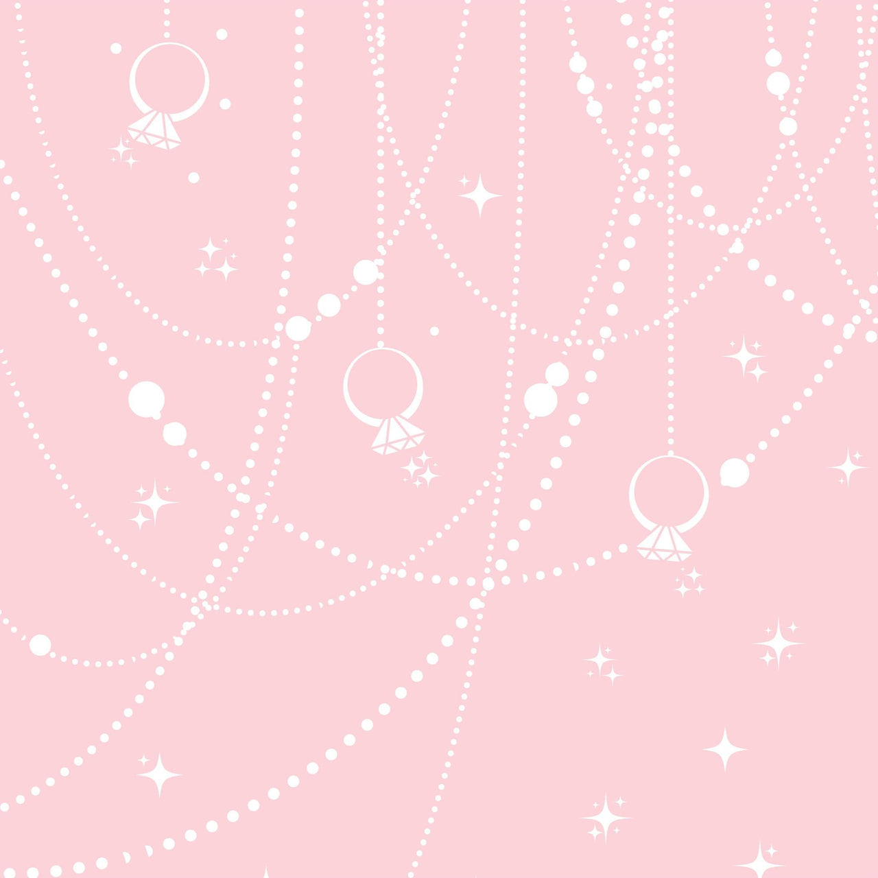 Pink Pearls and Prosecco Bottle Wrap on Champagne Bottle