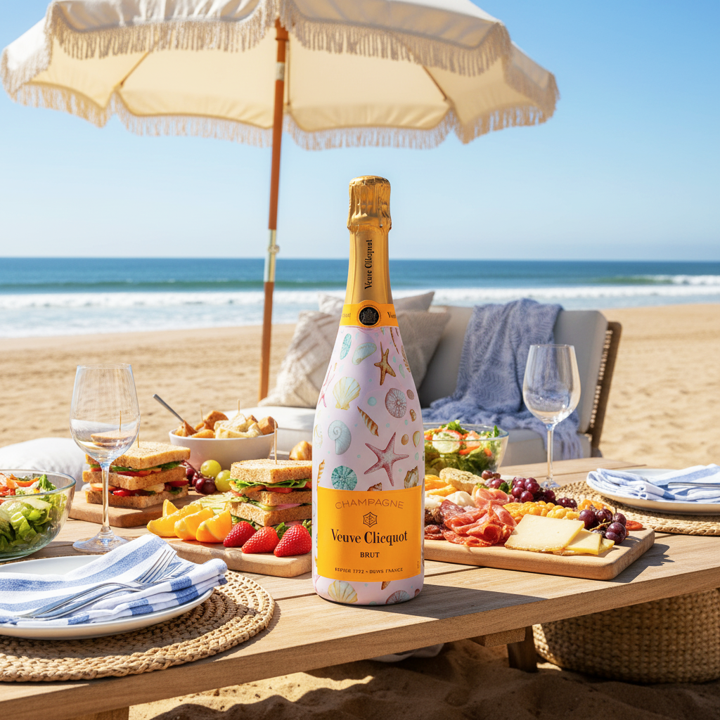 Beau Bottles Pink Seashells - Champagne Collection