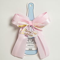 Thumbnail for Wrapido Watercolor Pink Santa Bottle Wrap & Bougie Bow Matching Set on La Marca Prosecco