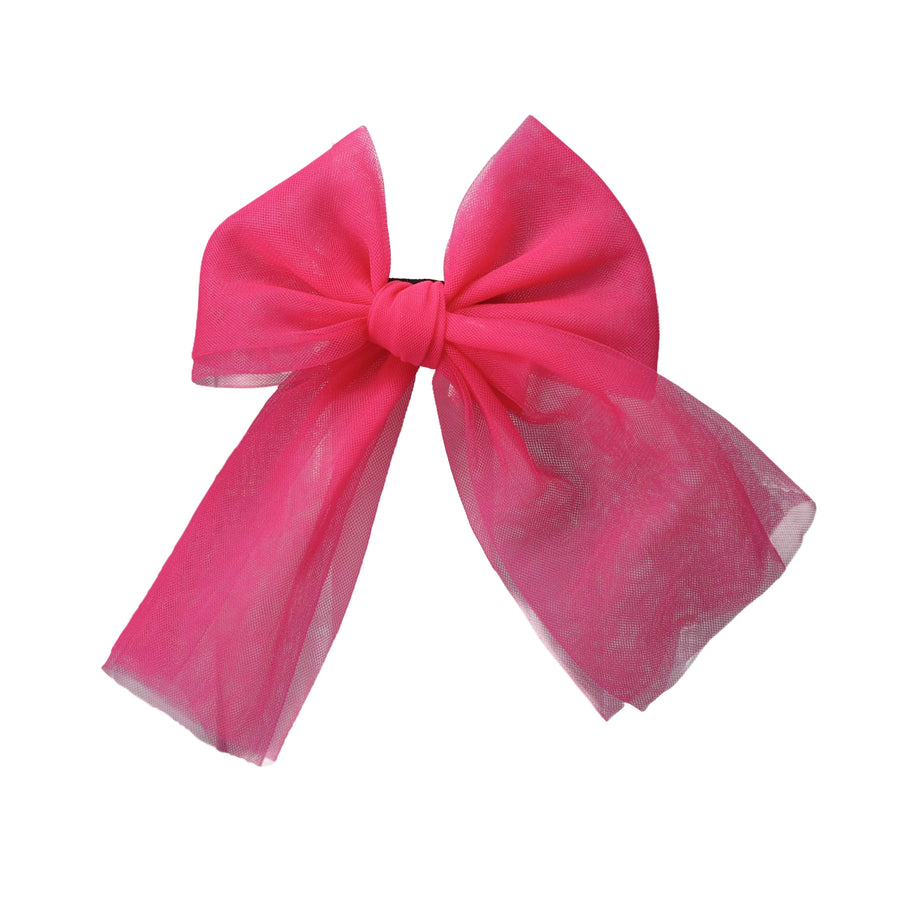 Beau Bottles Hot Pink Tulle Bottle Bow