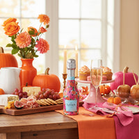 Thumbnail for Beau Bottles Pink and Orange Pumpkins - MINI Prosecco Collection - Set of 6 (Wraps Only)