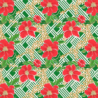 Thumbnail for Poinsettia Trellis Bottle Wrap on Champagne Bottle