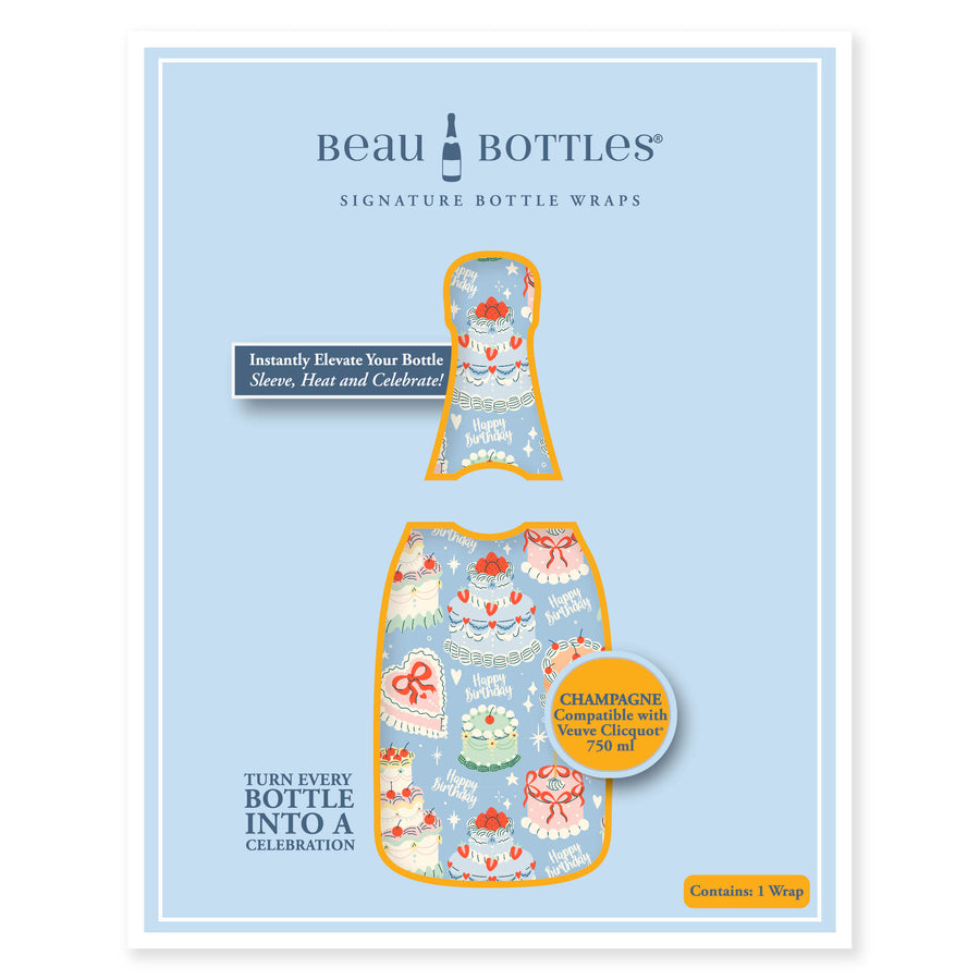 Beau Bottles Birthday Patisserie- Champagne Collection