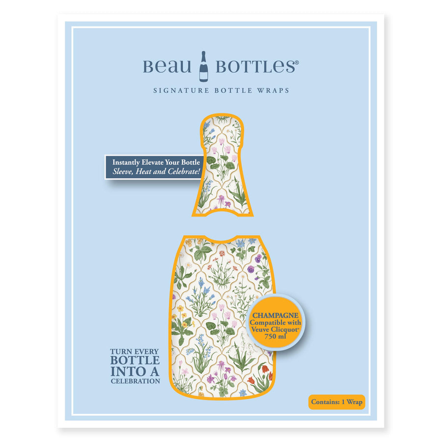 Beau Bottles Botanical Garden Trellis- Champagne Collection
