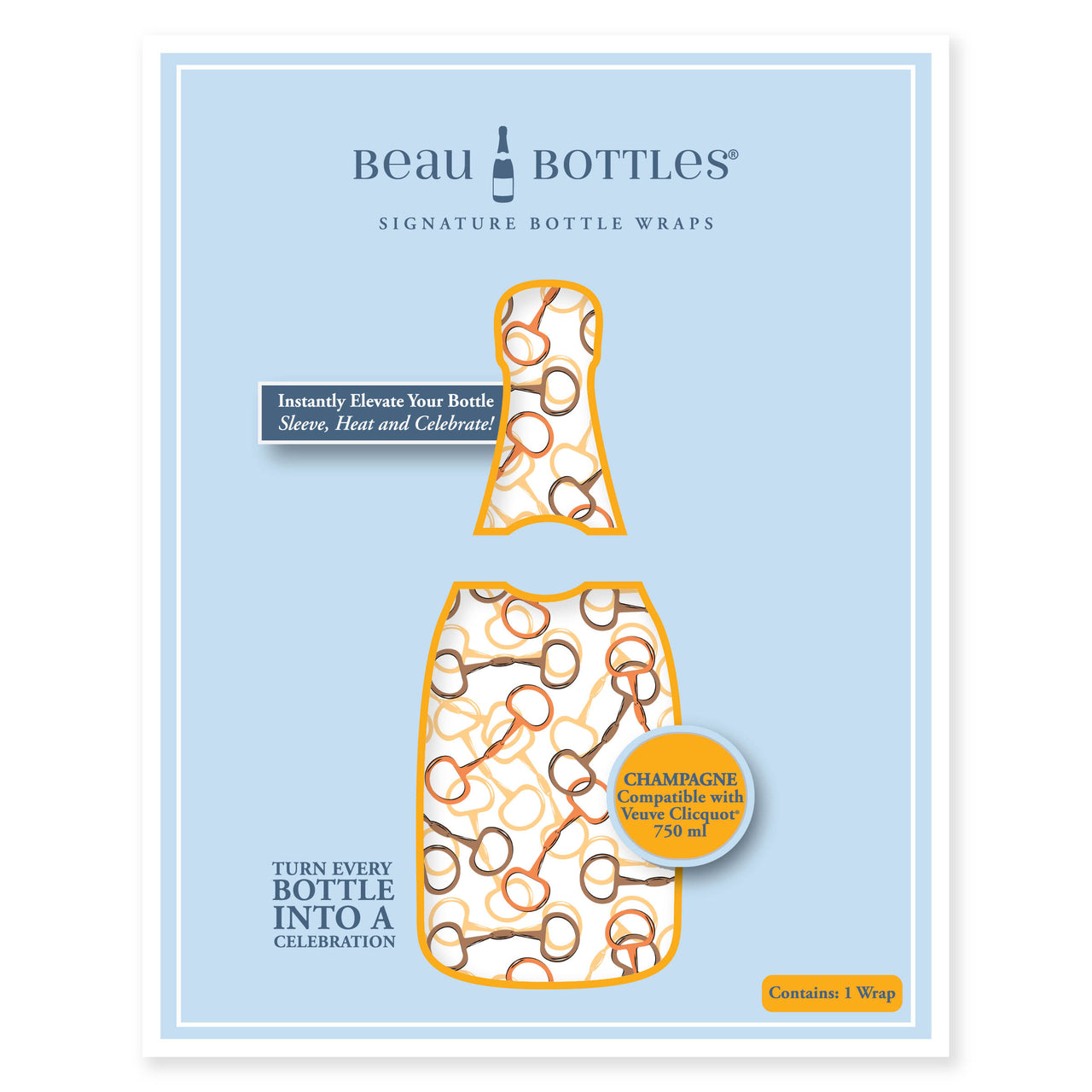 Beau Bottles Equestrian Loops- Champagne Collection