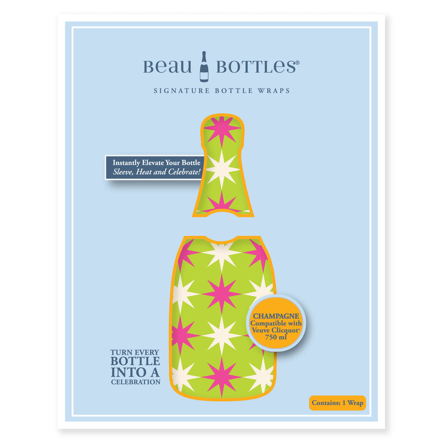Beau Bottles Lime Starburst - Champagne Collection