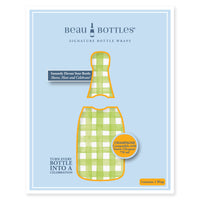 Thumbnail for Beau Bottles Matcha Lemonade Picnic Gingham- Champagne Collection