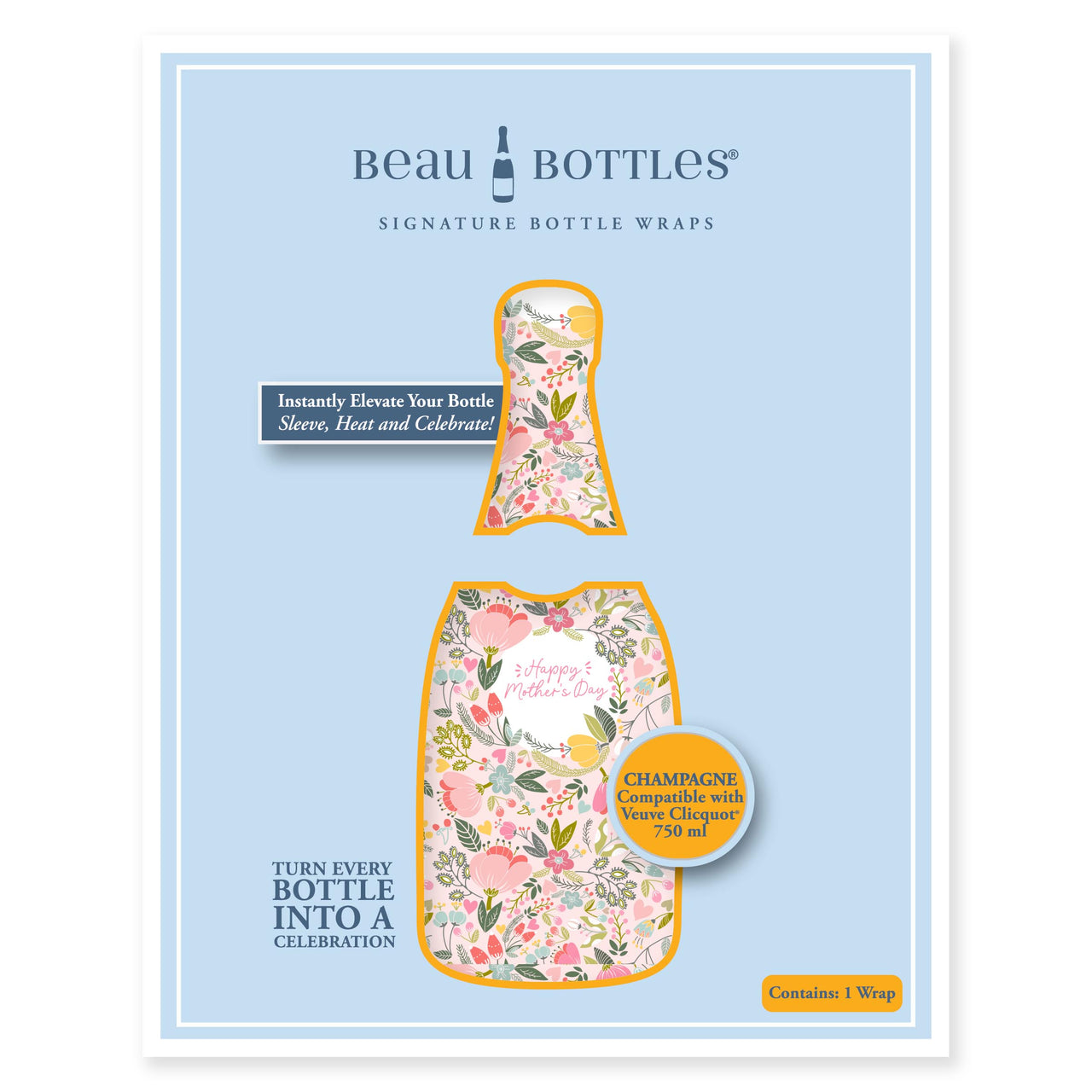 Beau Bottles Limited Edition Mother's Day Meadows- Champagne Collection