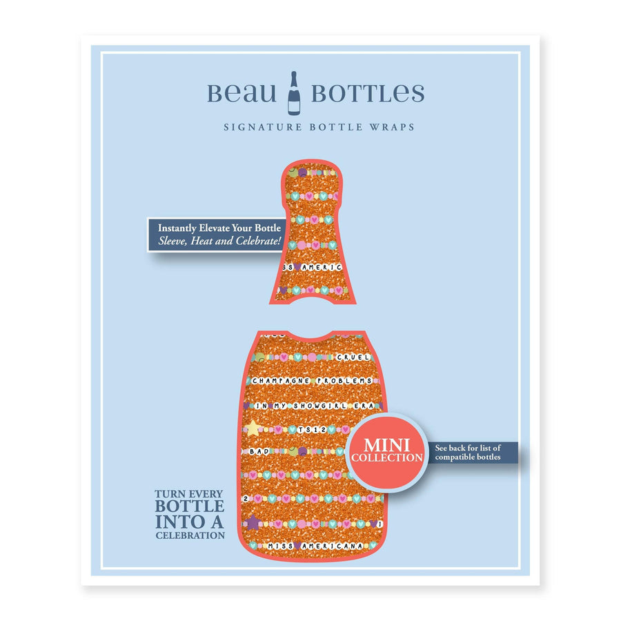 Friendship Bracelets Mini Bottle Wrap Set on Mini La Marca Prosecco