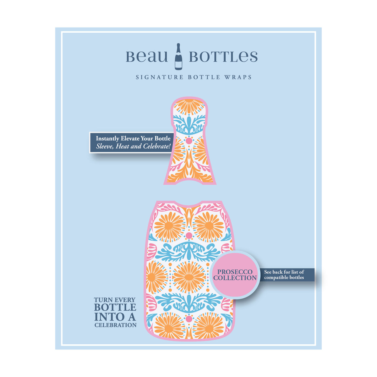 Beau Bottles x Sheridan French Collection - Parfait Jardin - Prosecco Collection