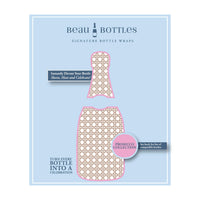 Thumbnail for Brown and White Cane Bottle Wrap on La Marca Prosecco
