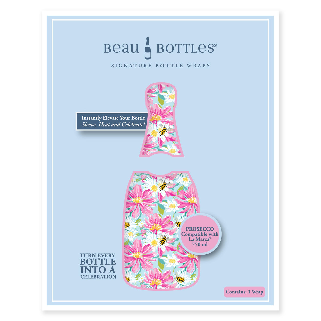 Beau Bottles Busy Bee Garden- Prosecco Collection