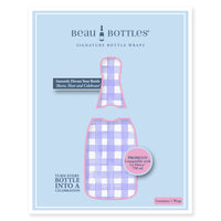 Thumbnail for Beau Bottles Lavender Haze Picnic Gingham- Prosecco Collection