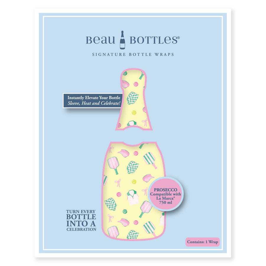 Beau Bottles Paddles & Ribbons- Prosecco Collection