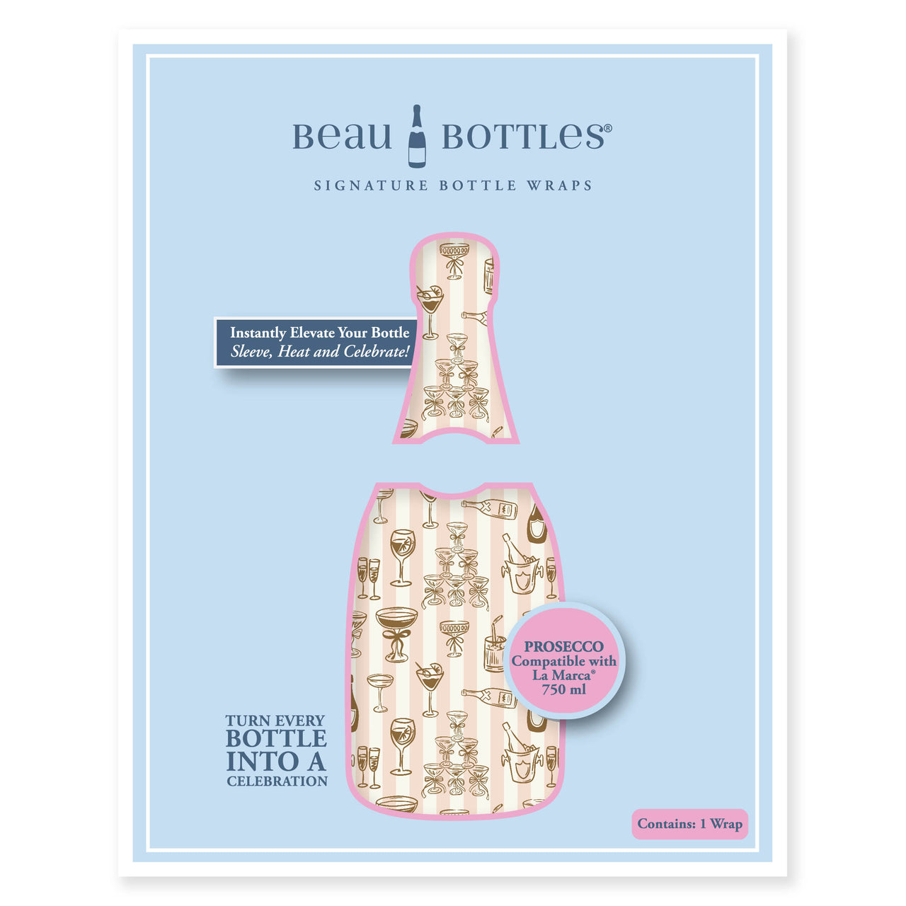 Beau Bottles Toast & Bubbles- Prosecco Collection