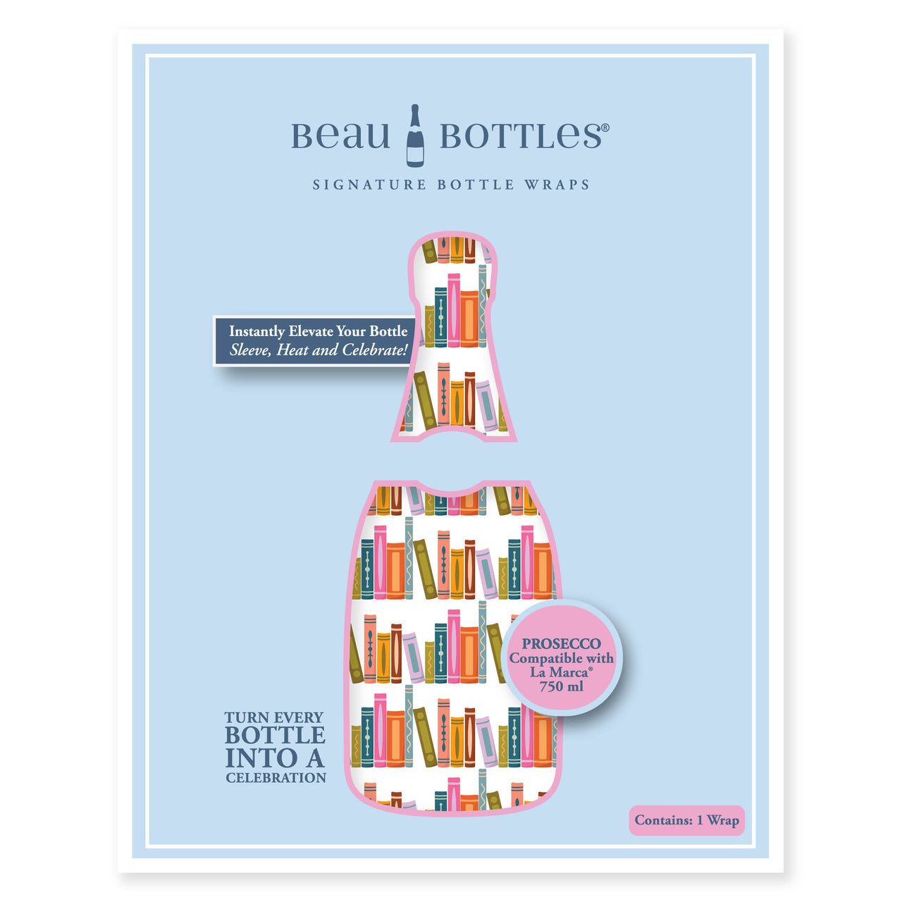 Beau Bottles Warm and Bright Books- Prosecco Collection