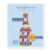 Thumbnail for Sheridan French Collection - Liberty Picnic Bottle Wrap on Champagne Bottle