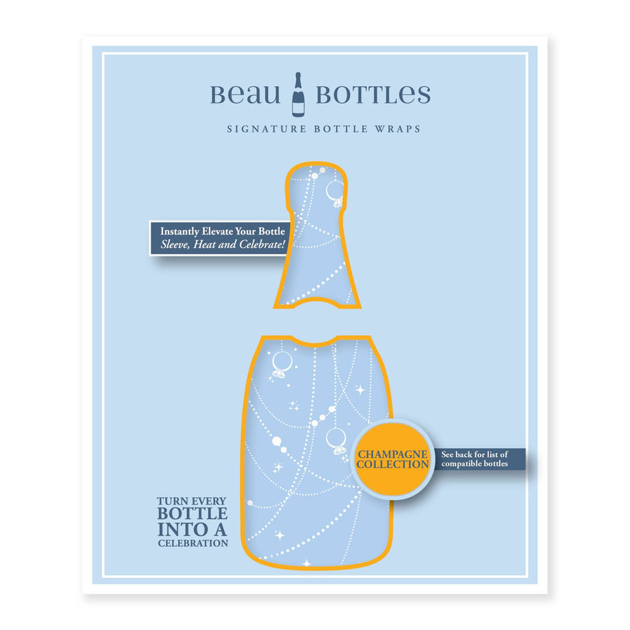 Beau Bottles Blue Pearls and Prosecco - Champagne Collection