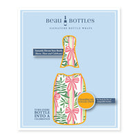 Thumbnail for Bows of Joy Bottle Wrap on Champagne Bottle