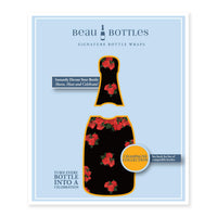 Thumbnail for Crimson Roses Bottle Wrap on Champagne Bottle