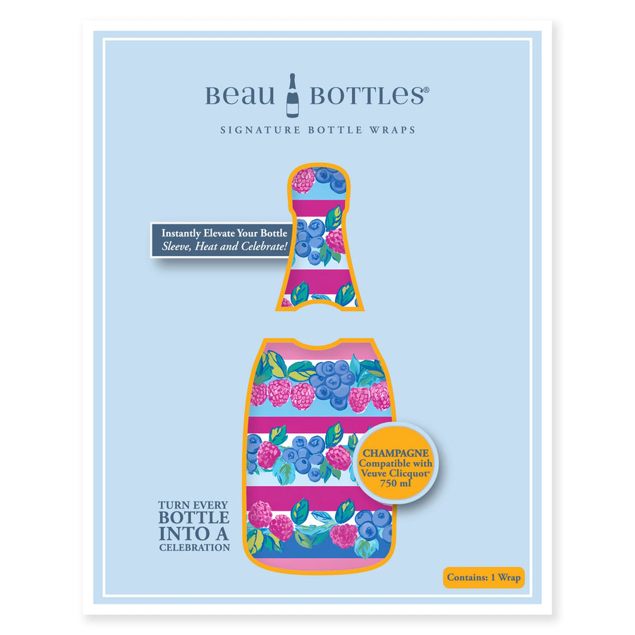 Beau Bottles Summer Berry Harvest- Champagne Collection