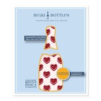 Thumbnail for Sweetheart Cakes Bottle Wrap on Champagne Bottle