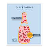 Thumbnail for Limited Edition XOXO Bottle Wrap on Champagne Bottle