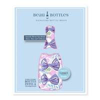 Thumbnail for Lavender Lace Bows Bottle Wrap on La Marca Prosecco