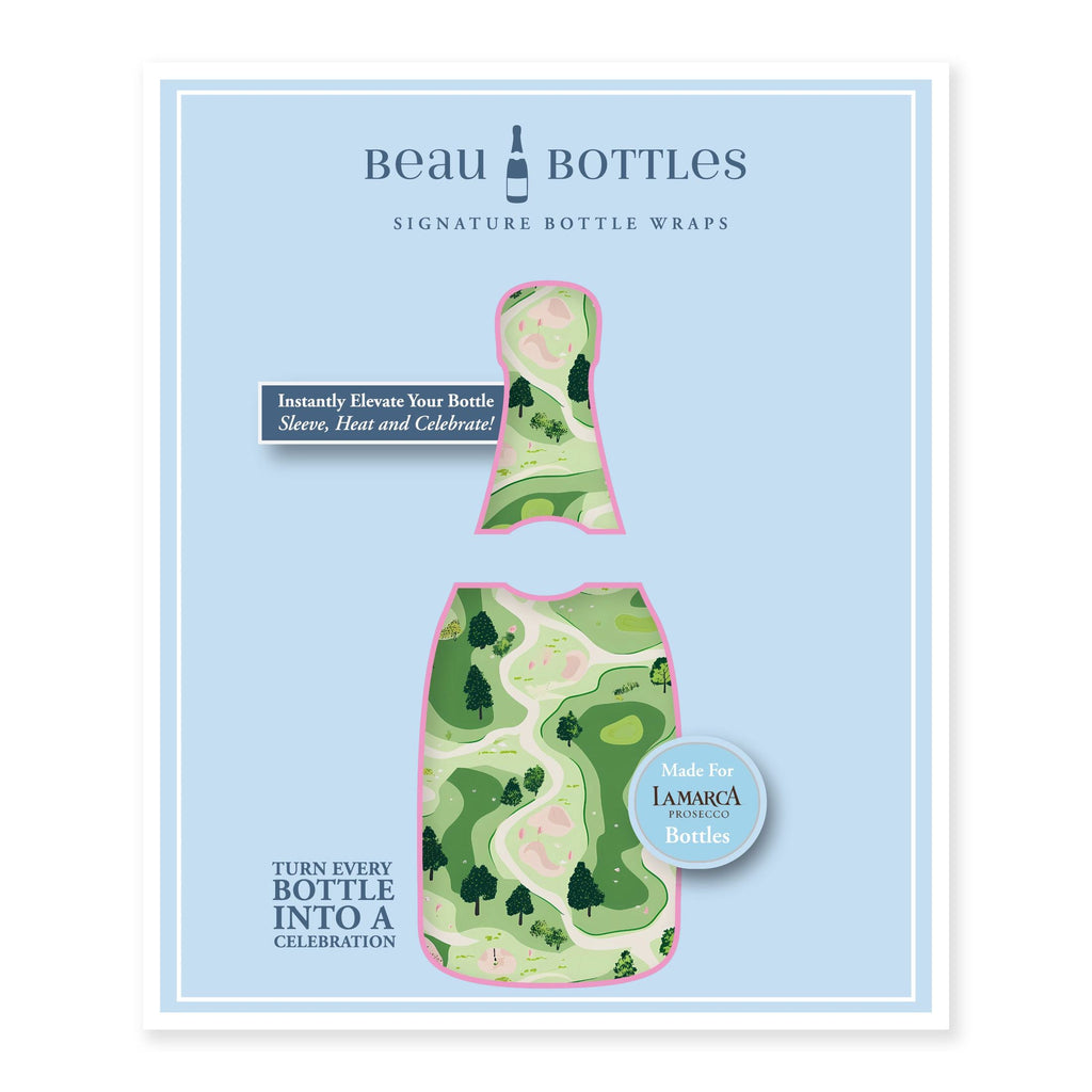 Southern Fairways Bottle Wrap on La Marca Prosecco