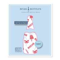 Thumbnail for Limited Edition  Luxe Candy Cane Bottle Wrap on La Marca Prosecco