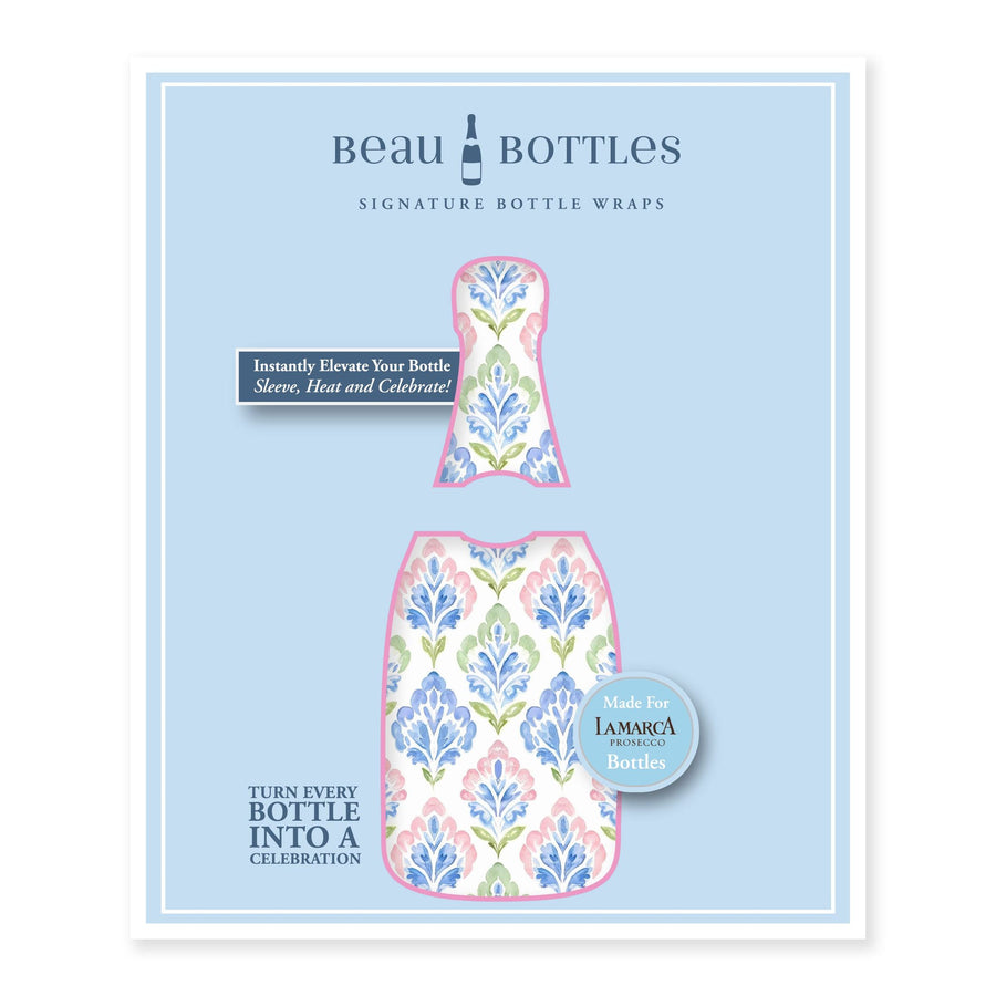 Grandmillenial Pastel Jewels Bottle Wrap on La Marca Prosecco
