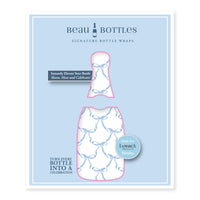 Thumbnail for Grandmillenial Blue Bows Bottle Wrap on La Marca Prosecco