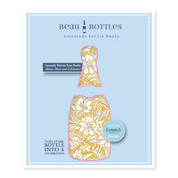 Thumbnail for Grandmillenial Gold Flower Bottle Wrap on La Marca Prosecco