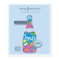 Thumbnail for Preppy Congrats Bottle Wrap on La Marca Prosecco