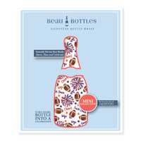 Thumbnail for Orange and Purple Game Day Mini Bottle Wrap Set on Mini La Marca Prosecco