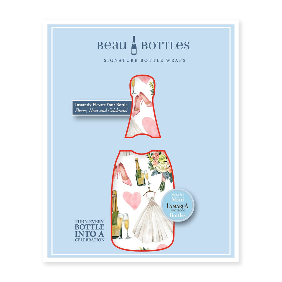 Beau Bottles Wedding Romance - MINI Prosecco Collection - Six Pack