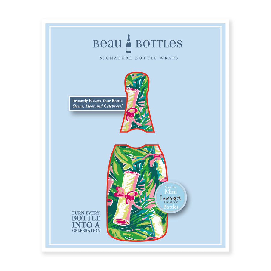 Beau Bottles Preppy Diploma - MINI Prosecco Collection - Six Pack