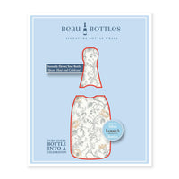 Thumbnail for Floral Bridal Bliss Mini Bottle Wrap Set on Mini La Marca Prosecco