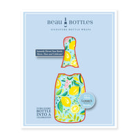 Thumbnail for Preppy Lemons Mini Bottle Wrap Set on Mini La Marca Prosecco