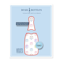 Thumbnail for Pastel Birthday Cakes & Presents Mini Bottle Wrap Set on Mini La Marca Prosecco
