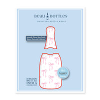 Thumbnail for Pink Bows Mini Bottle Wrap Set on Mini La Marca Prosecco