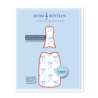 Thumbnail for Blue Bows Mini Bottle Wrap Set on Mini La Marca Prosecco