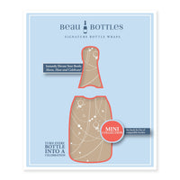 Thumbnail for Taupe Pearls and Prosecco Mini Bottle Wrap Set on Mini La Marca Prosecco