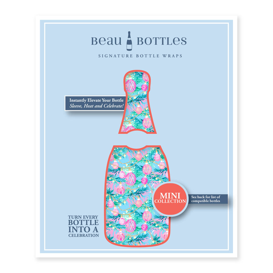 Beau Bottles Twinkling Lights & Ornaments - MINI Prosecco Collection - Six Pack